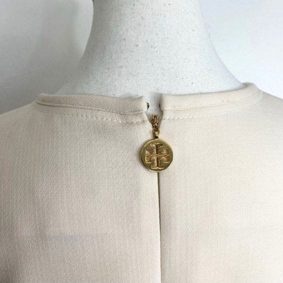 Tory Burch Cream Midi Dress - Picture 5 of 9